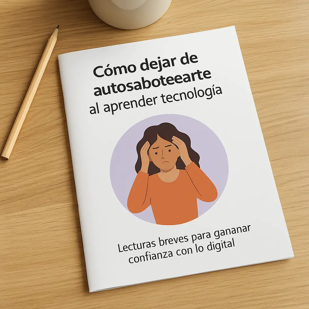 Guia Cómo dejar de autosabotearte al aprender tecnología